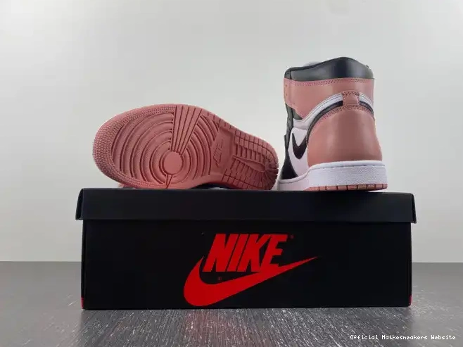 Official Maikesneakers Rust High Pink Jordan Nrg 861428-101 Og Retro Air 1 0602